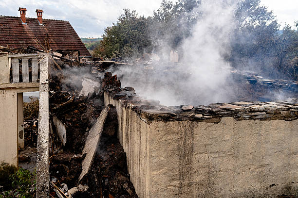 Professional Soot Cleanup technician working in Middletown, VA